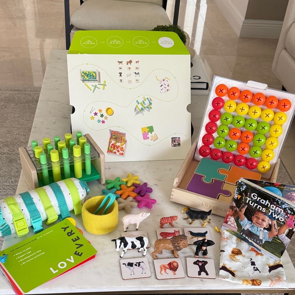 Lovevery “The Companion” Play kit, ages 22-24 months. NO MISSING PIECES!! EUC